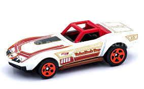 Hot Wheels '69 Corvette Racer small card | HW Celebration Racers HWY01 | Edición Valentine coleccionables Alonso