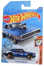 Hot Wheels ’70 Dodge Charger R/T Azul – Muscle Car de Colección coleccionables Alonso