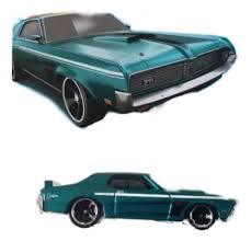 Hot Wheels '69 Mercury Cougar Eliminator | Muscle Car Clásico 1:64 coleccionables Alonso