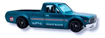 Hot Wheels 1975 Datsun Sunny Truck (B120) | Pickup Japonesa Clásica coleccionables Alonso