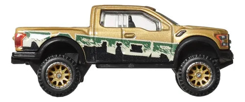 Hot Wheels Premium 2017 Ford F-150 Raptor Escudería Miniatura