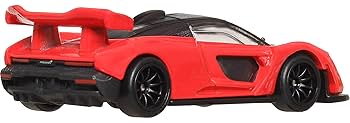 Hot Wheels Premium McLaren Senna Fast & Furious Rojo Escudería Miniatura