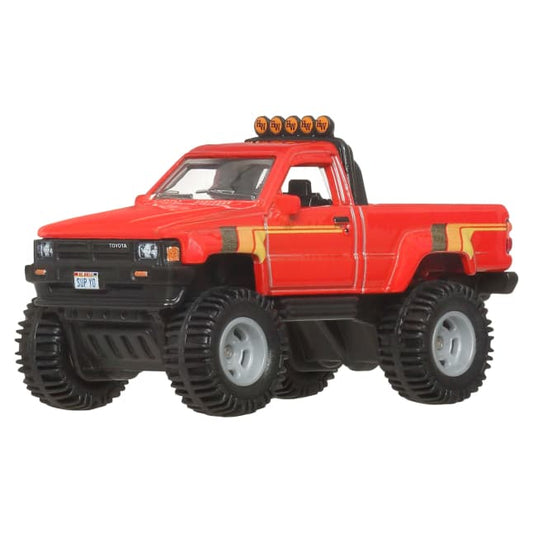 Hot Wheels Premium 1987 Toyota Pickup Truck Roja Escudería Miniatura