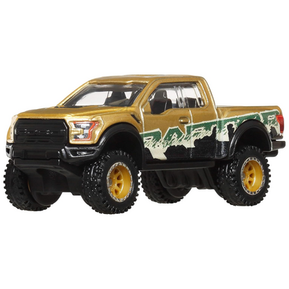 Hot Wheels Premium 2017 Ford F-150 Raptor Escudería Miniatura