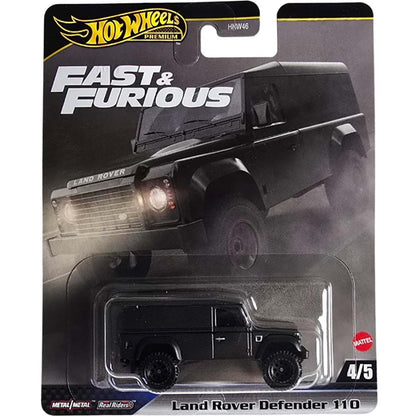 Hot Wheels Premium Land Rover Defender 110 Fast & Furious Escudería Miniatura